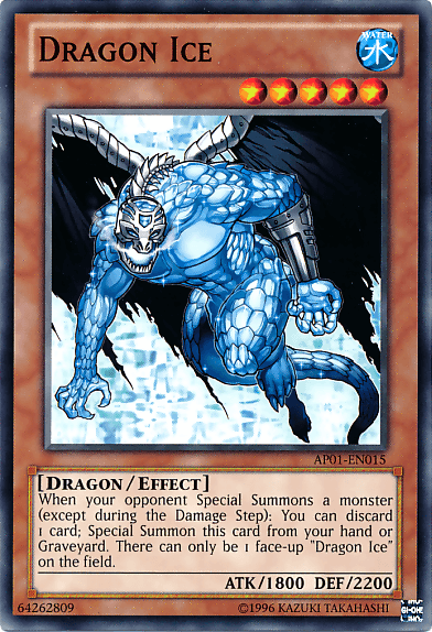 Astral Pack 1, Common, Dragon, Effect Monster, Unlimited, Water Dragon Ice [AP01-EN015] Common - Trading Card World