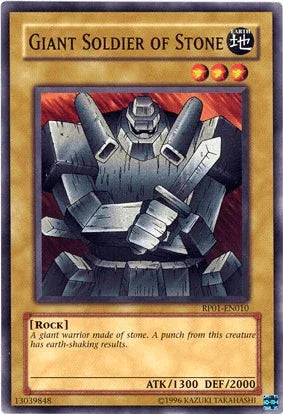 Common, Earth, Normal Monster, Retro Pack 1, Rock, Unlimited Giant Soldier of Stone [RP01-EN010] Common - Trading Card World