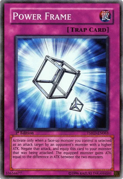 1st Edition, Normal Trap, Super Rare, The Shining Darkness, Trap, Unlimited Power Frame [TSHD-EN063] Super Rare - Trading Card World