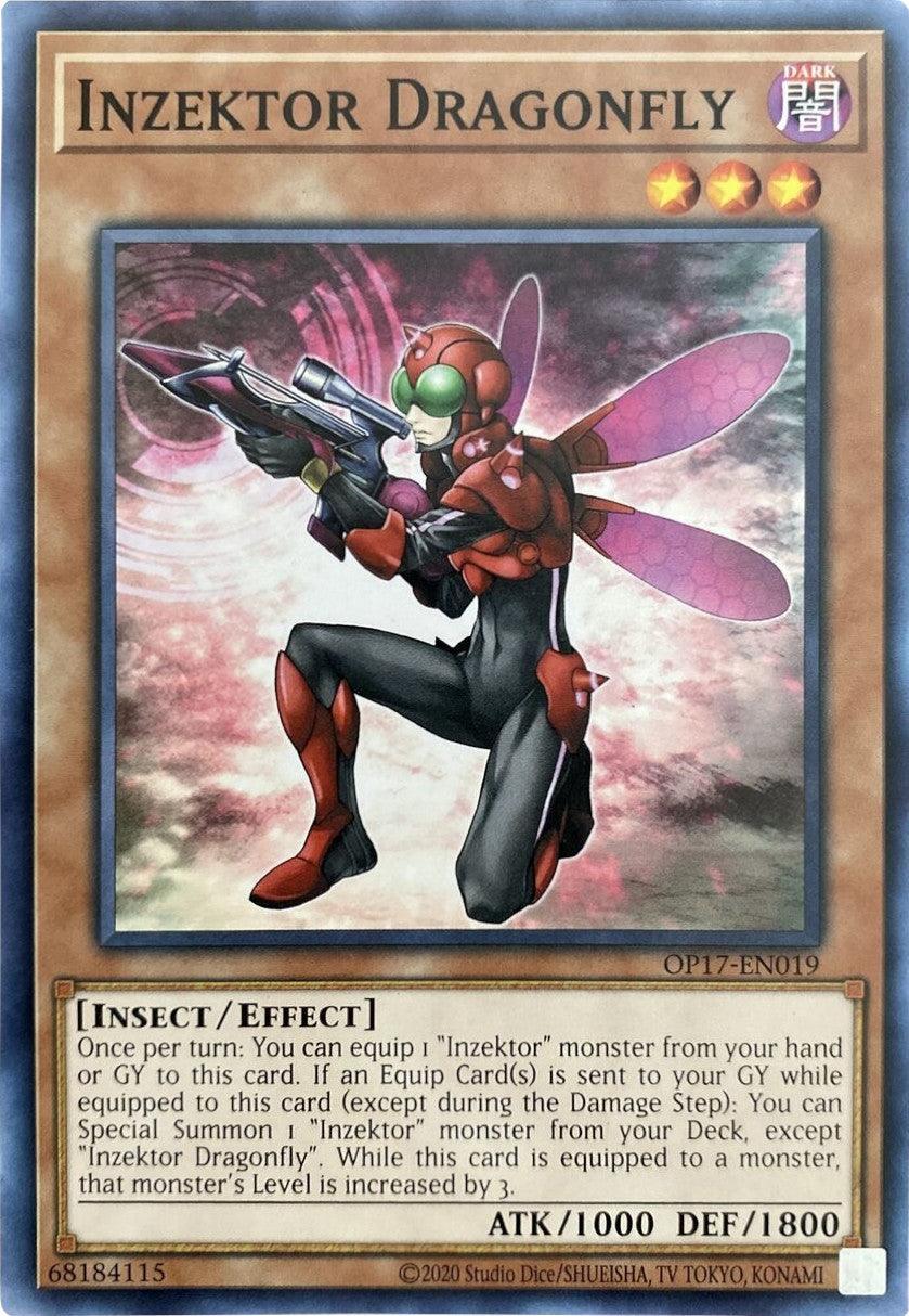 Common, Dark, Effect Monster, Insect, OTS Tournament Pack 17, Unlimited Inzektor Dragonfly [OP17-EN019] Common - Trading Card World