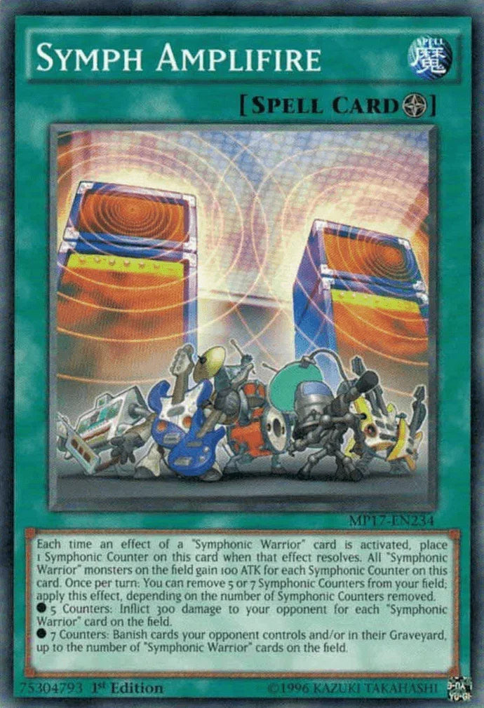 1st Edition, 2017 Mega-Tins Mega Pack, Common, Field Spell, Spell Symph Amplifire [MP17-EN234] Common - Trading Card World