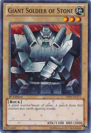 1st Edition, Battle Pack: Epic Dawn, Earth, Normal Monster, Rock, Starfoil Rare, Unlimited Giant Soldier of Stone [BP01-EN171] Starfoil Rare - Trading Card World