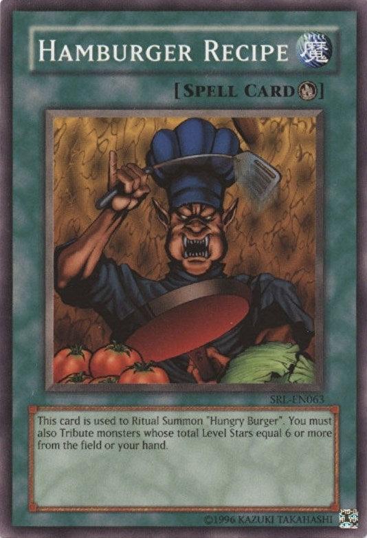 Common, Normal Spell, Spell, Spell Ruler, Unlimited Hamburger Recipe [SRL-EN063] Common - Trading Card World