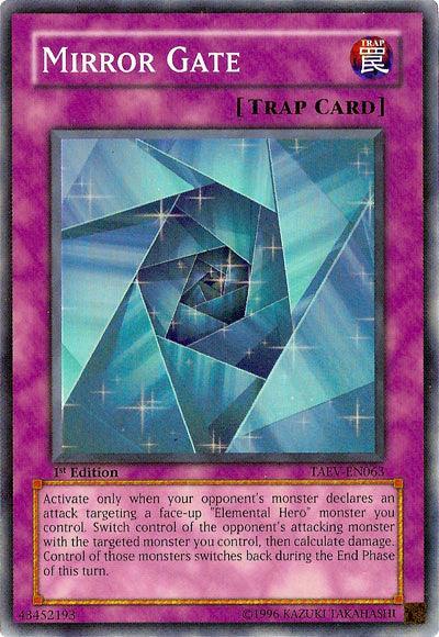 1st Edition, Normal Trap, Super Rare, Tactical Evolution, Trap, Unlimited Mirror Gate [TAEV-EN063] Super Rare - Trading Card World