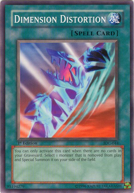 1st Edition, Common, Invasion of Chaos, Normal Spell, Spell, Unlimited Dimension Distortion [IOC-044] Common - Trading Card World