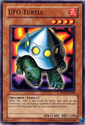 Common, Effect Monster, Fire, Machine, Retro Pack 1, Unlimited UFO Turtle [RP01-EN069] Common - Trading Card World