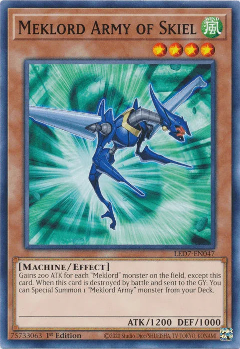 1st Edition, Common, Effect Monster, Legendary Duelists: Rage of Ra, Machine, Unlimited, Wind Meklord Army of Skiel [LED7-EN047] Common - Trading Card World