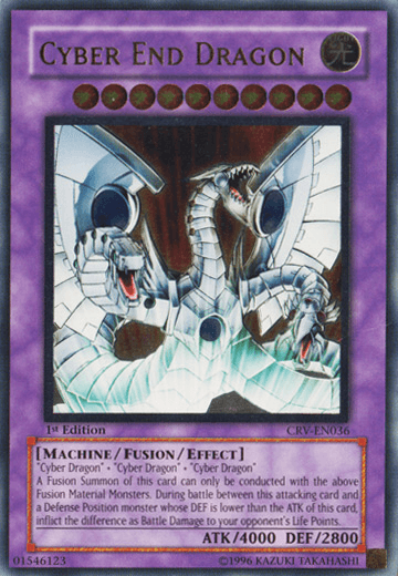 1st Edition, Cybernetic Revolution, Fusion/Effect Monster, Light, Machine, Ultimate Rare, Unlimited Cyber End Dragon [CRV-EN036] Ultimate Rare - Trading Card World