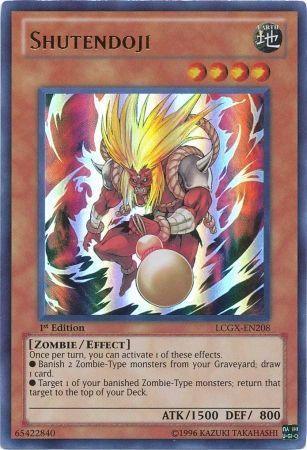 1st Edition, Earth, Effect Monster, Legendary Collection 2, Ultra Rare, Unlimited, Zombie Shutendoji [LCGX-EN208] Ultra Rare - Trading Card World