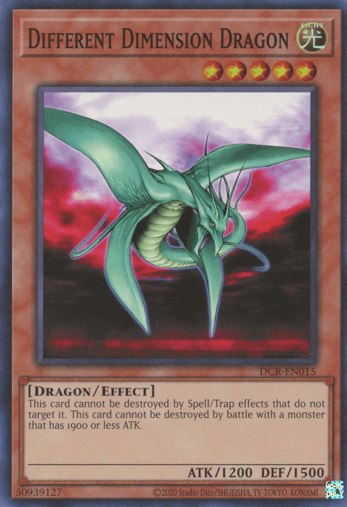 Dark Crisis, Dragon, Effect Monster, Light, Super Rare, Unlimited Different Dimension Dragon [DCR-EN015] Super Rare - Trading Card World