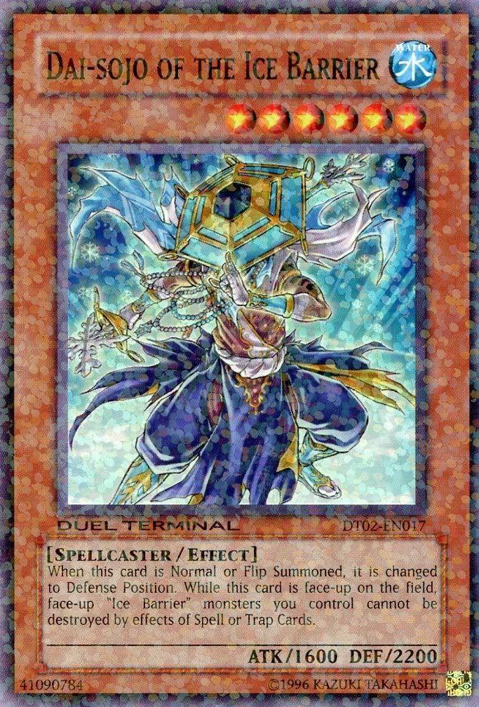 Duel Terminal 2, Effect Monster, Limited, Spellcaster, Super Rare, Water Dai-sojo of the Ice Barrier [DT02-EN017] Super Rare - Trading Card World