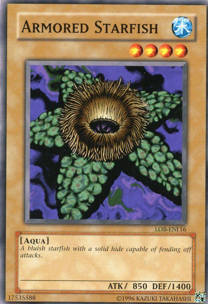 Aqua, Common, Normal Monster, The Legend of Blue Eyes White Dragon, Unlimited, Water Armored Starfish [LOB-EN116] Common - Trading Card World