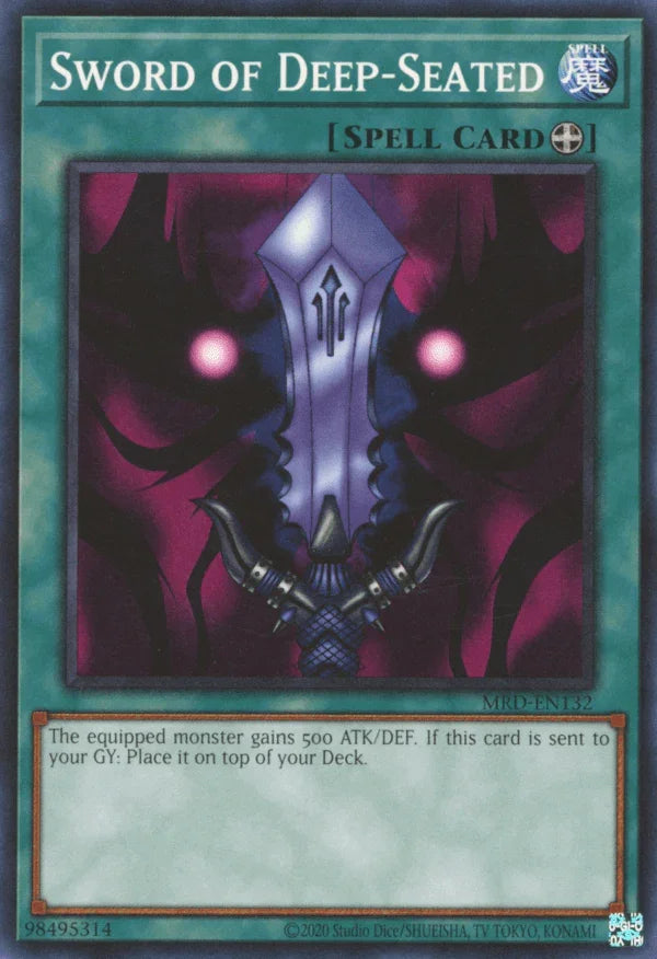 1st Edition, Common, Equip Spell, Metal Raiders, Spell Sword of Deep-Seated [MRD-EN132] Common - Trading Card World
