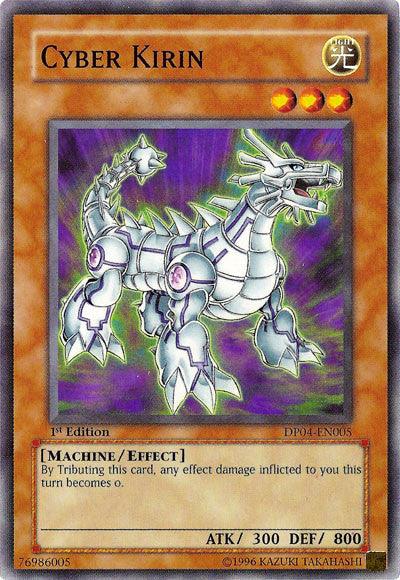 1st Edition, Common, Duelist Pack 4: Zane Truesdale, Effect Monster, Light, Machine, Unlimited Cyber Kirin [DP04-EN005] Common - Trading Card World