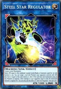 1st Edition, Blazing Vortex, Common, Light, Link/Effect Monster, Machine Steel Star Regulator [BLVO-EN085] Common - Trading Card World