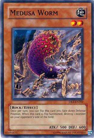Common, Dark Revelation Volume 3, Earth, Effect Monster, Rock, Unlimited Medusa Worm [DR3-EN202] Common - Trading Card World