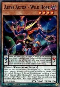 1st Edition, Common, Dark, Fiend, Legendary Duelists: Season 2, Pendulum/Effect Monster Abyss Actor - Wild Hope [LDS2-EN059] Common - Trading Card World