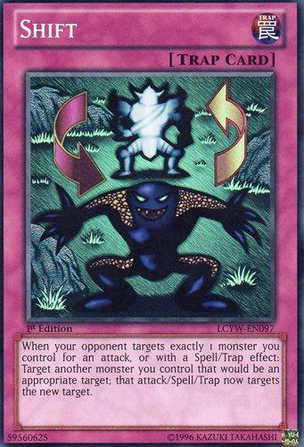 1st Edition, Legendary Collection 3: Yugi's World, Normal Trap, Super Rare, Trap, Unlimited Shift [LCYW-EN097] Super Rare - Trading Card World