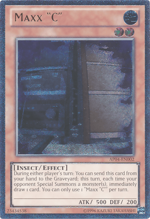 Astral Pack 4, Earth, Effect Monster, Insect, Ultimate Rare, Unlimited Maxx "C" [AP04-EN002] Ultimate Rare - Trading Card World
