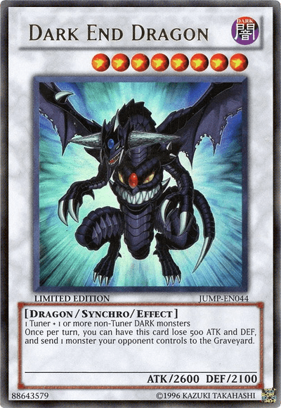 Dark, Dragon, Limited, Shonen Jump Magazine Promos, Synchro/Effect Monster, Ultra Rare Dark End Dragon [JUMP-EN044] Ultra Rare - Trading Card World