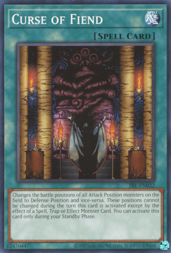 Normal Spell, Short Print, Spell, Spell Ruler, Unlimited Curse of Fiend [SRL-EN032] Short Print - Trading Card World