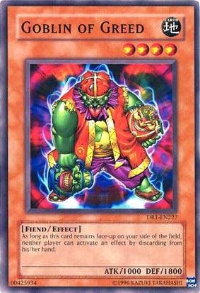 Common, Dark Revelation Volume 1, Earth, Effect Monster, Fiend, Unlimited Goblin of Greed [DR1-EN227] Common - Trading Card World
