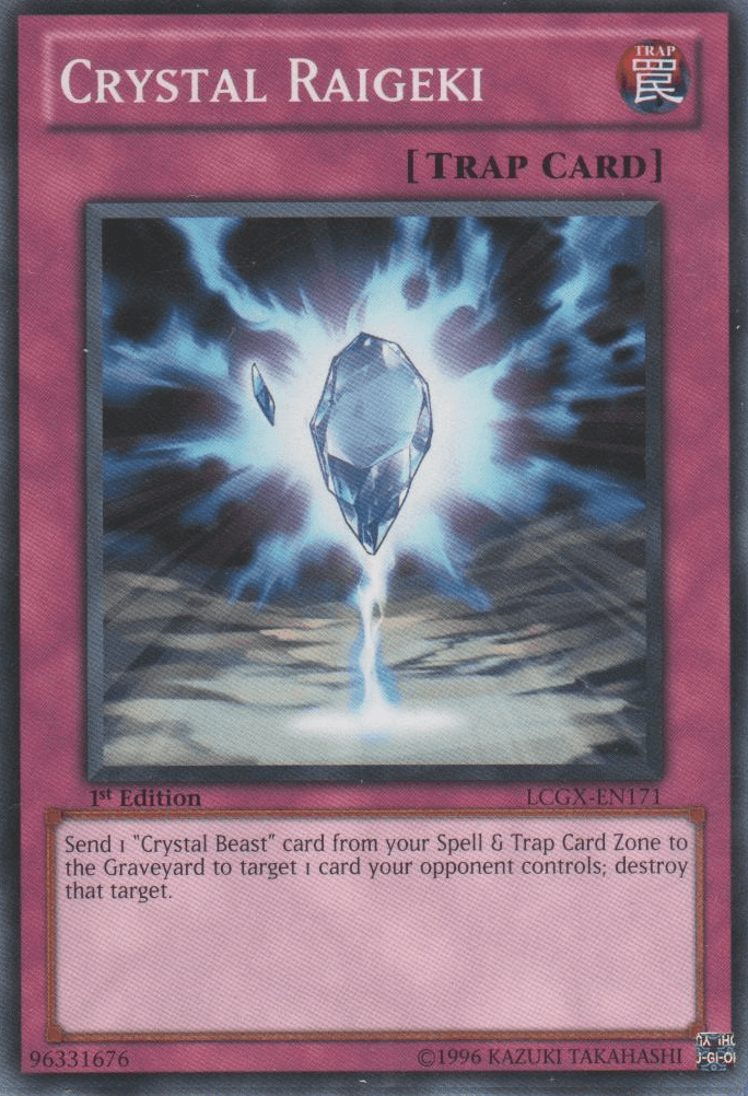 1st Edition, Common, Legendary Collection 2, Normal Trap, Trap, Unlimited Crystal Raigeki [LCGX-EN171] Common - Trading Card World