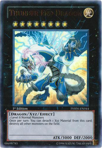 1st Edition, Dragon, Light, Photon Shockwave, Ultra Rare, Unlimited, Xyz/Effect Monster Thunder End Dragon [PHSW-EN044] Ultra Rare - Trading Card World