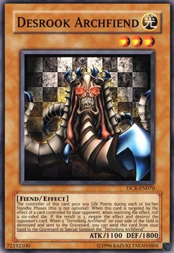 Common, Dark Crisis, Effect Monster, Fiend, Light, Unlimited Desrook Archfiend [DCR-EN070] Common - Trading Card World