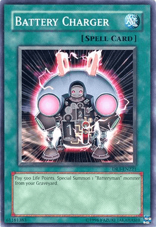Common, Dark Revelation Volume 3, Normal Spell, Spell, Unlimited Battery Charger [DR3-EN221] Common - Trading Card World