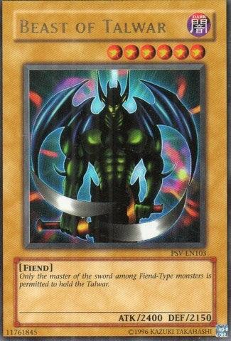 Dark, Fiend, Normal Monster, Pharaoh's Servant, Ultra Rare, Unlimited Beast of Talwar [PSV-EN103] Ultra Rare - Trading Card World