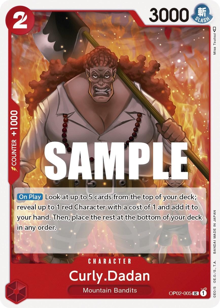Character, Mountain Bandits, Paramount War, Uncommon Curly.Dadan [Paramount War] - Trading Card World