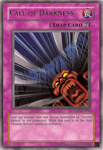 Champion Pack 6, Continuous Trap, Rare, Trap, Unlimited Call of Darkness [CP06-EN006] Rare - Trading Card World