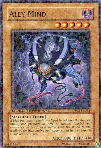 Common, Dark, Duel Terminal 2, Limited, Machine, Tuner Monster Ally Mind [DT02-EN023] Common - Trading Card World