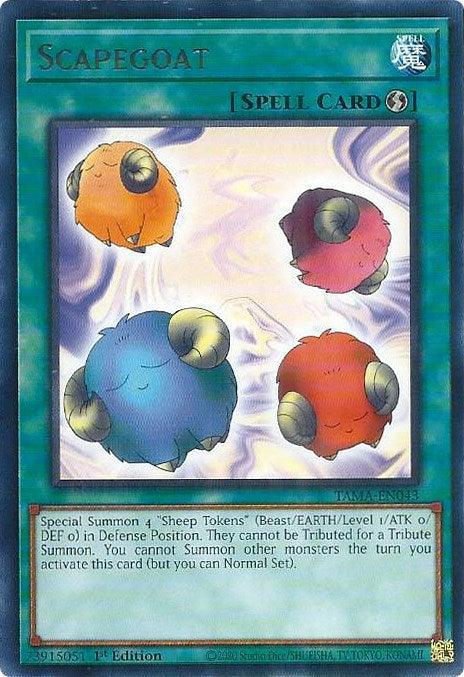 1st Edition, Quick-Play Spell, Rare, Spell, Tactical Masters Scapegoat [TAMA-EN043] Rare - Trading Card World