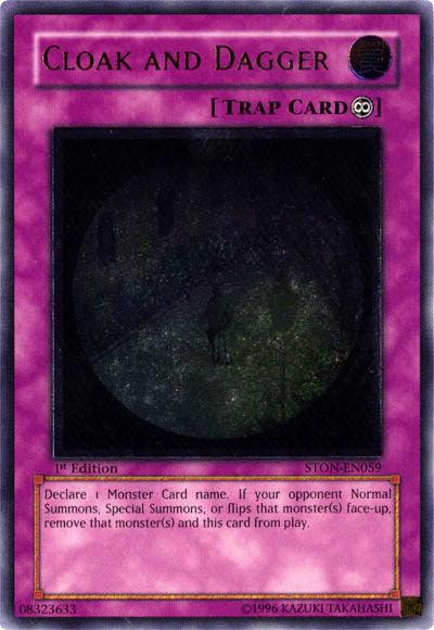 1st Edition, Continuous Trap, Strike of Neos, Trap, Ultimate Rare, Unlimited Cloak and Dagger [STON-EN059] Ultimate Rare - Trading Card World