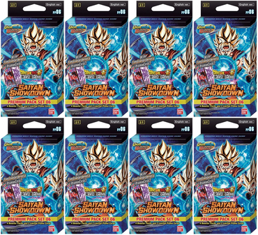 Unison Warrior Series: Saiyan Showdown [PP06] - Premium Pack Set Display