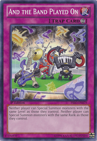 1st Edition, Common, Continuous Trap, Primal Origin, Trap, Unlimited And the Band Played On [PRIO-EN079] Common - Trading Card World