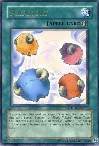 Duelist League Promo, Quick Play Spell, Rare, Spell, Unlimited Scapegoat (Green) [DL09-EN015] Rare - Trading Card World