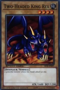 Common, Dinosaur, Earth, Limited, Normal Monster, Speed Duel: Trials of the Kingdom Two-Headed King Rex [SBTK-ENSP1] Common - Trading Card World