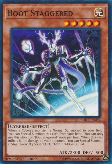 1st Edition, Common, Cyberse, Effect Monster, Light, Structure Deck: Cyberse Link Boot Staggered [SDCL-EN007] Common - Trading Card World