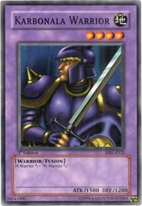 1st Edition, Common, Earth, Fusion Monster, Magic Ruler, Unlimited, Warrior Karbonala Warrior [MRL-E121] Common - Trading Card World