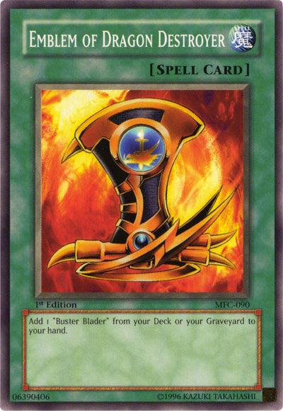 1st Edition, Common, Magician's Force, Normal Spell, Spell, Unlimited Emblem of Dragon Destroyer [MFC-090] Common - Trading Card World