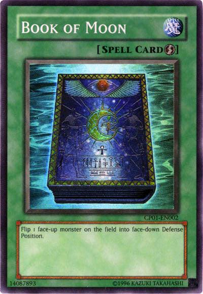 Champion Pack 1, Quick Play Spell, Spell, Super Rare, Unlimited Book of Moon [CP01-EN002] Super Rare - Trading Card World