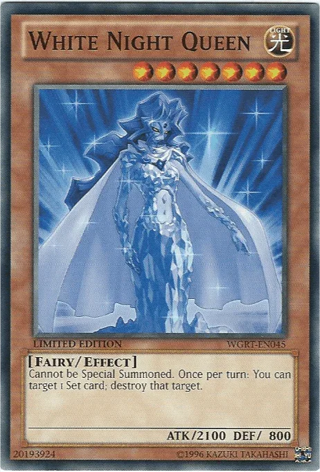 Battle Pack 2: War of the Giants Reinforcements, Common, Effect Monster, Light, Limited White Night Queen [WGRT-EN045] Common - Trading Card World