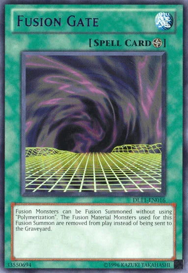 Duelist League Promo, Field Spell, Rare, Spell, Unlimited Fusion Gate (Blue) [DL11-EN016] Rare - Trading Card World