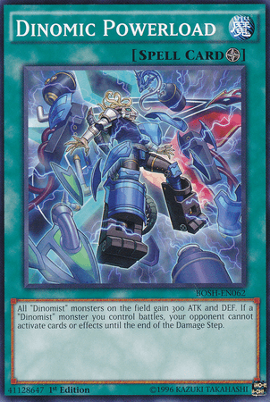 1st Edition, Breakers of Shadow, Common, Field Spell, Spell, Unlimited Dinomic Powerload [BOSH-EN062] Common - Trading Card World