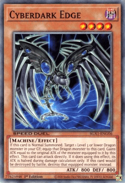 1st Edition, Common, Dark, Effect Monster, Machine, Speed Duel GX: Duel Academy Box Cyberdark Edge [SGX1-ENG06] Common - Trading Card World