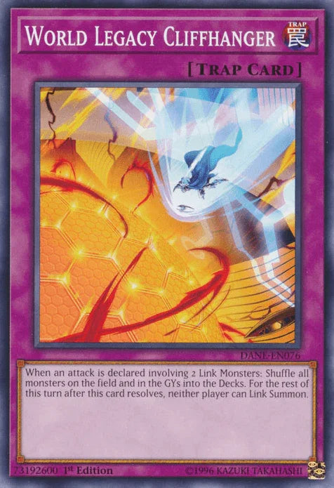 1st Edition, Common, Dark Neostorm, Normal Trap, Trap, Unlimited World Legacy Cliffhanger [DANE-EN076] Common - Trading Card World