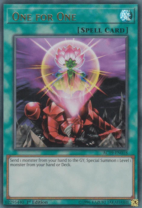1st Edition, Advent Calendar 2019, Normal Spell, Spell, Ultra Rare One for One [AC19-EN018] Ultra Rare - Trading Card World